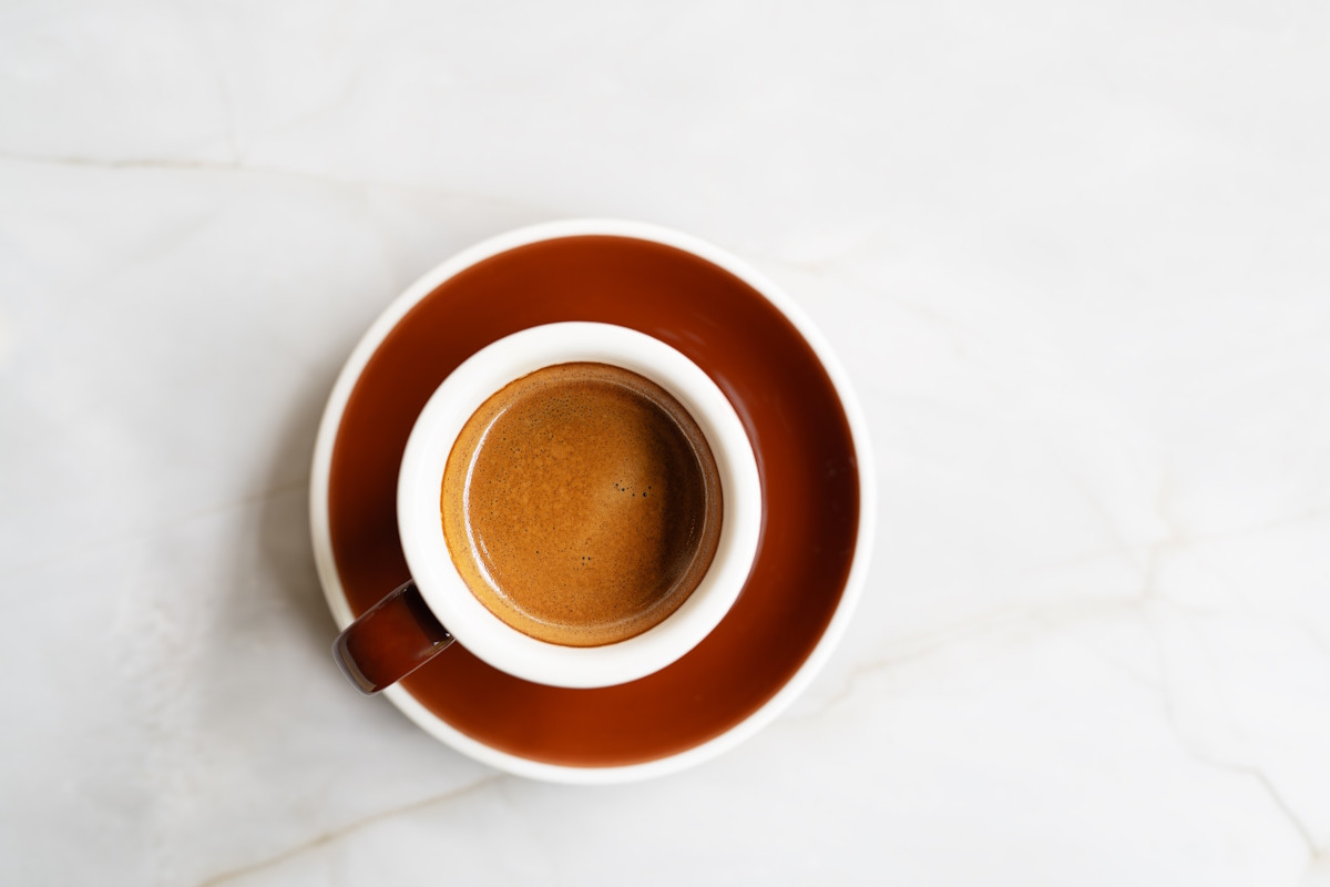 Tazzina di caffè espresso — benefici per la salute