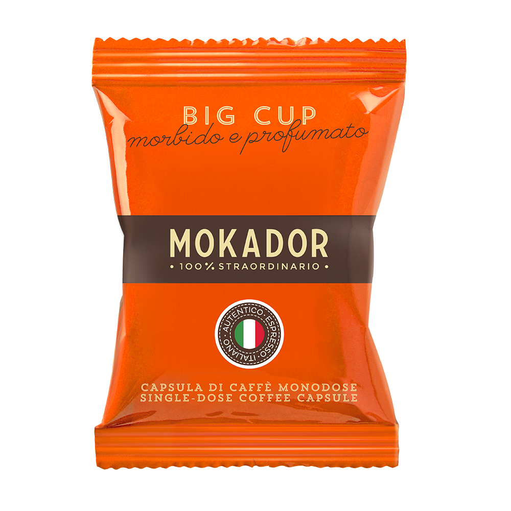 Capsule Mokador Big Cup — caffè lungo morbido