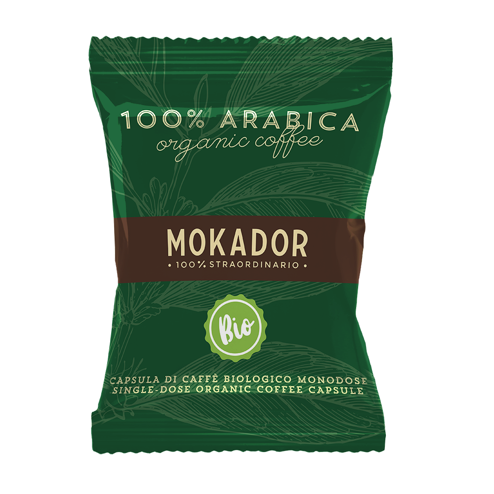 Capsule Mokador 100% Arabica Bio — certificata biologica