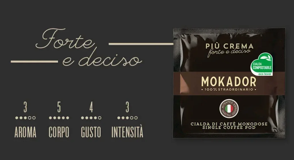 Cialda Mokador Più Crema